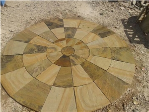 Mint Fossil Sandstone Floor Tiles