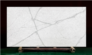 Calacatta White 39 / High Quality Quartz Tiles & Slabs,Floor & Wall