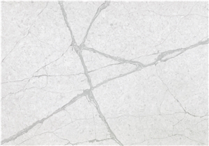 Calacatta White 39 / High Quality Quartz Tiles & Slabs,Floor & Wall