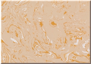 Ls-P006 Yellow Rose / Artificial Stone Tiles & Slabs,Floor & Wall