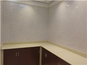 Ls-Q003 Beige Diamond / Artificial Stone Tiles & Slabs,Floor & Wall