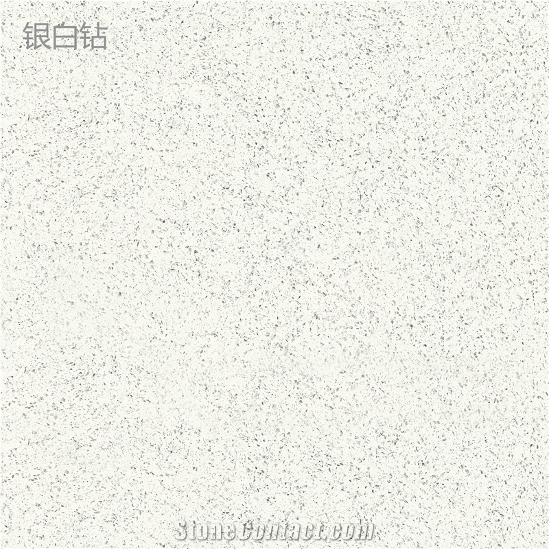 Ls-Q004 Silver White / Artificial Stone Tiles & Slabs,Floor & Wall