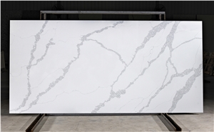 Polished Quartz Calacatta Rivers Xka1160-2-Slabs Quartz Tiles Slabs