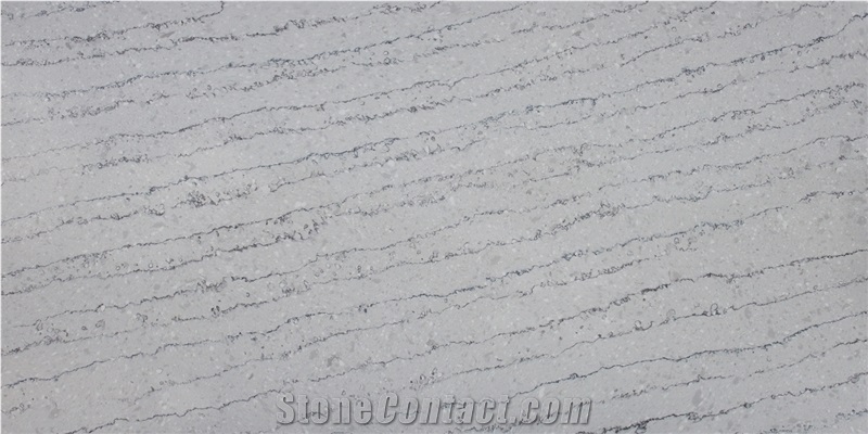 Polished Quartz Wooden Gray Xma9190-Slabs Quartz Tiles&Slabs Flooring