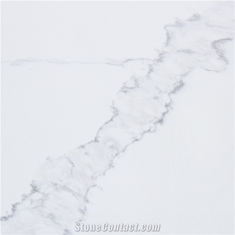 Polished White Quartz Xka1193-Calacatta Royal Quartz Tiles&Slabs
