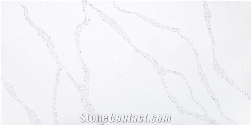 Polished White Quartz Xka1205-Calacatta Fantasy Quartz Tiles&Slabs