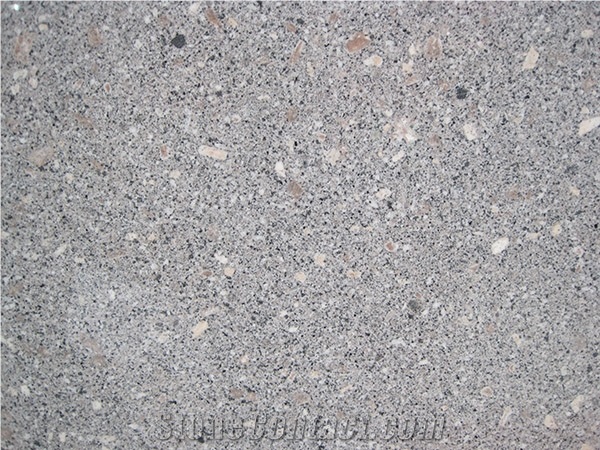 G375 Rushan Grey Granite Tile Slab, Shandong Grey Granite