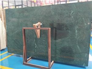 Big Flower Dark Green Marble Slab for Wall and Floor Tile