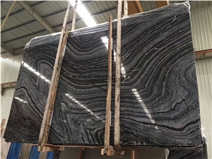 Black Wooden Vein Antique Marble for Wall and Floor Covering