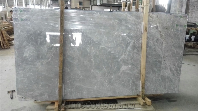 China Blue De Savioe Marble Grey Slab for Wall and Floor Tile