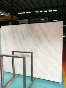 China Guangxi White Marble for the Wall and Floor Covering