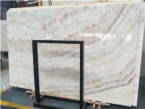 China Rainbow Onyx Slab for Wall and Floor Covering