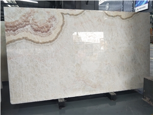 China Rainbow Onyx Slab for Wall and Floor Covering