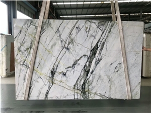 Clivia White Marble Slab Flooring Walling Tile