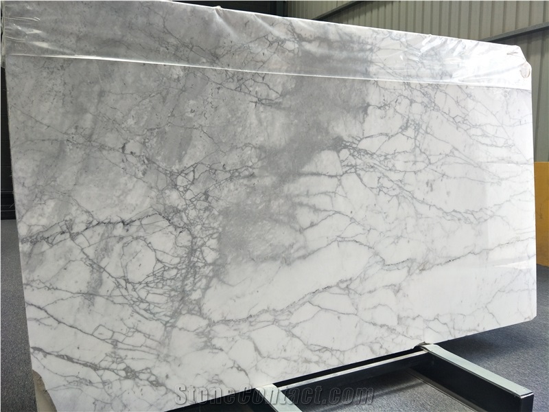 Fine Lines Snow White Marble for Wall and Floor Covering