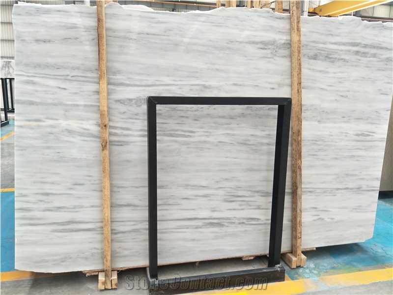 Kavala White Marble Slab for Wall and Floor Covering