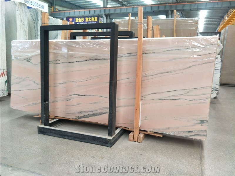 Nordland Rose Marble Slab for Wall and Floor Tile
