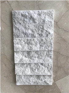 Shinning White Stone Wall Panel Quartzite