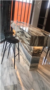Siena Gold Marble Tables for Stores Polished