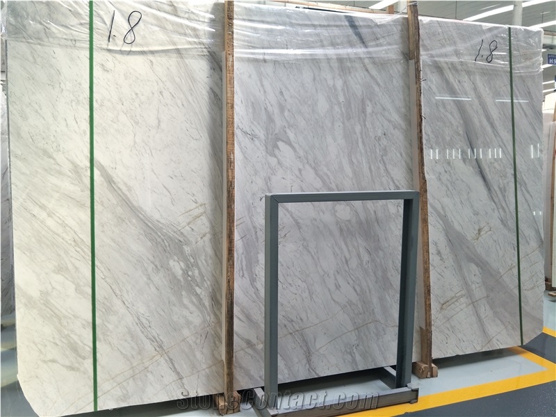 White Volakas Marble for Hotel & Home Countertop