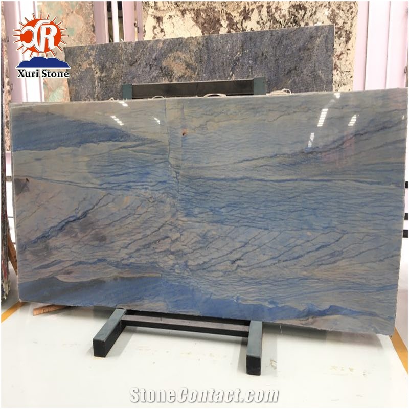 Brasil Blue Quartzite Stone Azul Imperial Luxury Slabs