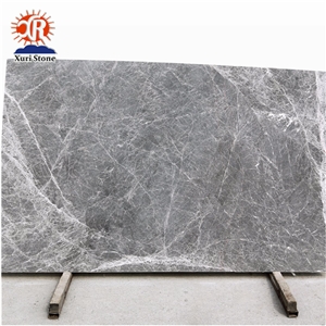 Dark Grey with White Vein Aegean Grey Marble Price for Big Slabs Tile