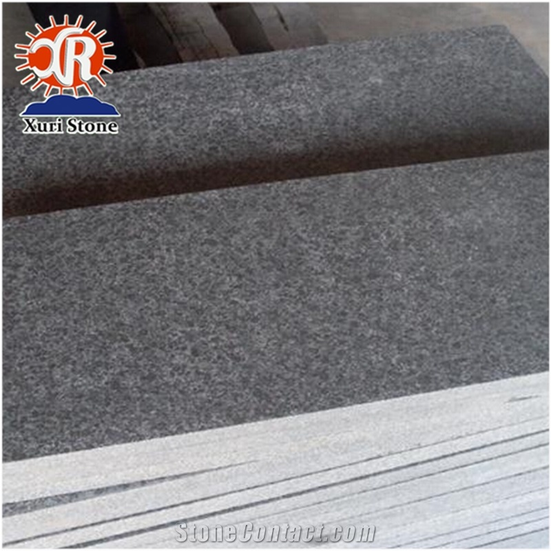 Factory Supply Polished Black Granite G684 Slab for Flooring Tile