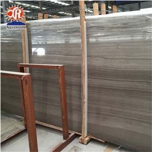 Gray Marble Tiles Polished Wooden Grey Marble for Wall and Floor