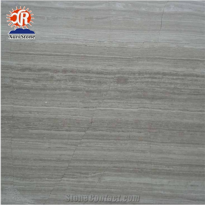 Gray Marble Tiles Polished Wooden Grey Marble for Wall and Floor
