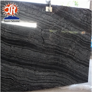 High Quality Project Material Polished Natural Wood Grain Zebra Marble