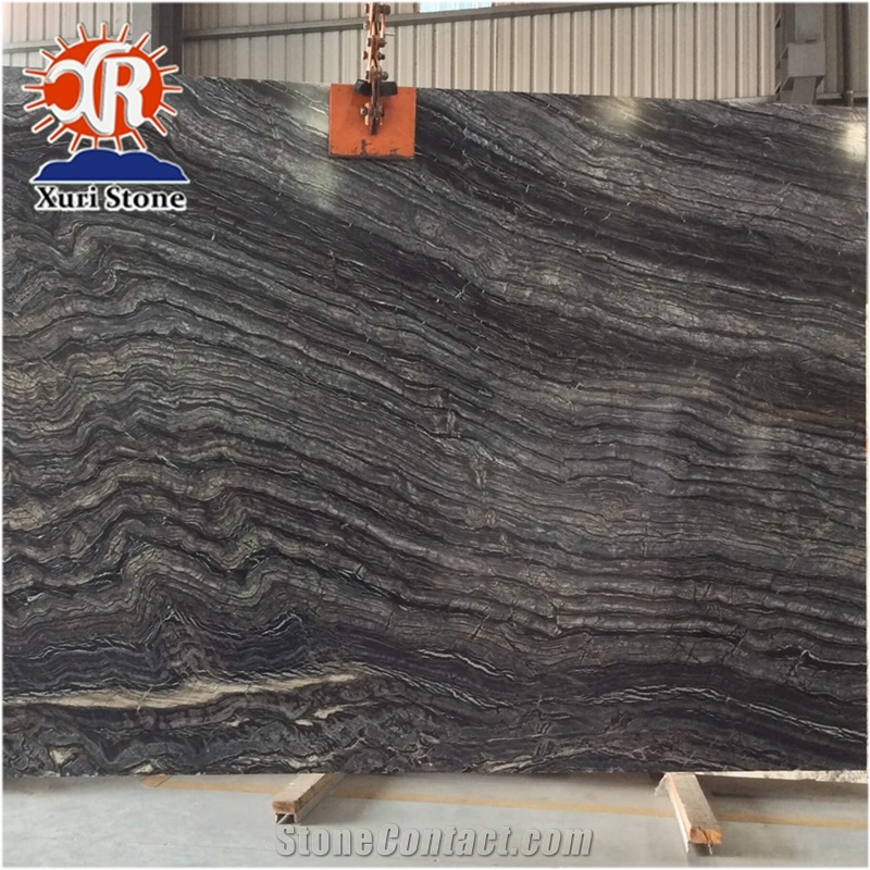High Quality Zebra Black Vein Marble Slab and Tile Online Sale Price