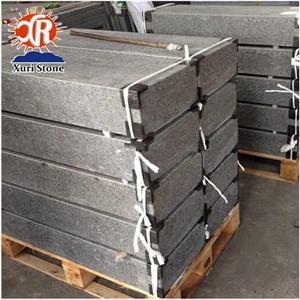 Price Per Square Meter Of Chinese Black Granite G684 Flamed Tiles