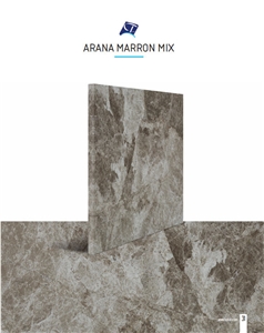 Arana Marron Mix Marble Tiles & Slabs