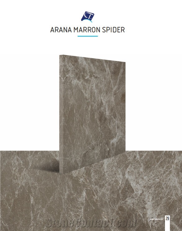 Arana Marron Spider Marble Tiles & Slabs