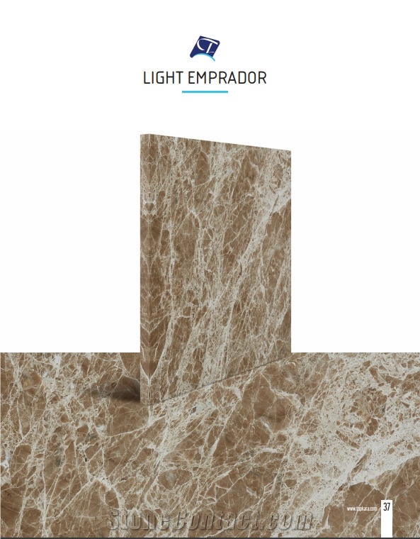 Bursa Light Emperador Marble Tiles & Slabs