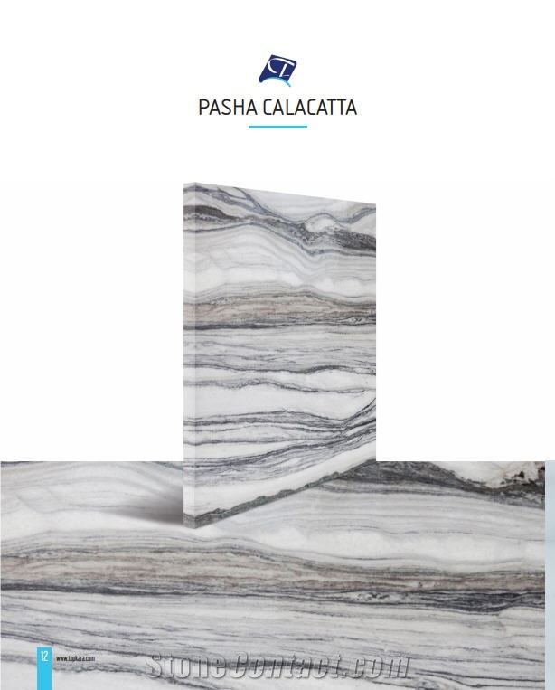 Pasha Calacatta Marble Tiles & Slabs