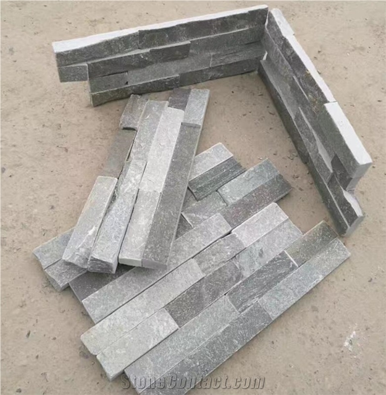 Grey Color Quartzite Ledge Stone Tiles