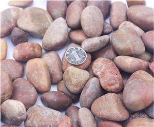 Hot Selling Natural Garden Decoration Red Pebble Stone