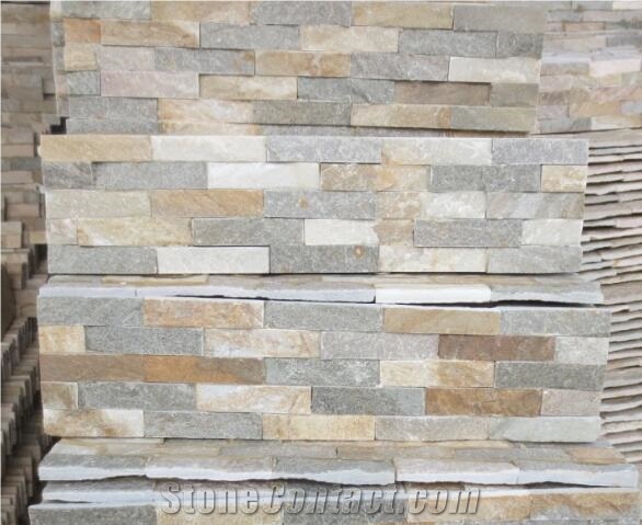 Natural Quartz Ledge Stone Tiles 60x20cm