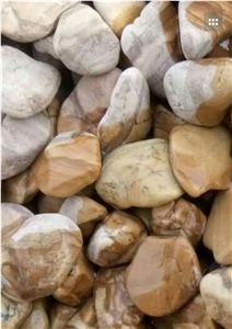 Snow White Driveway Natural Loose Indonesia Pebble Stone