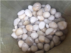 White Pebbles Stone for Garden Decoration