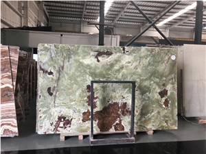 Green Jade Slab Onyx Tiles Factory Price