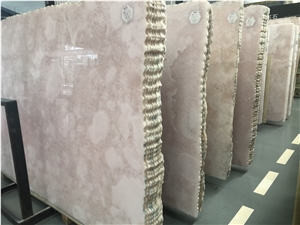 Iran Pink Onyx Slabs Tiles Jade Custom Design