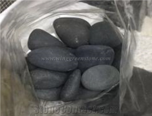 Grey Pebble, Flat Pebble, Grey Gravel, Grey River Stone, Pebble Stone
