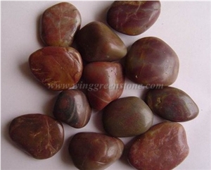 Red Pebble, Flat Pebble, Red Gravel, Red River Stone, Pebble Stone