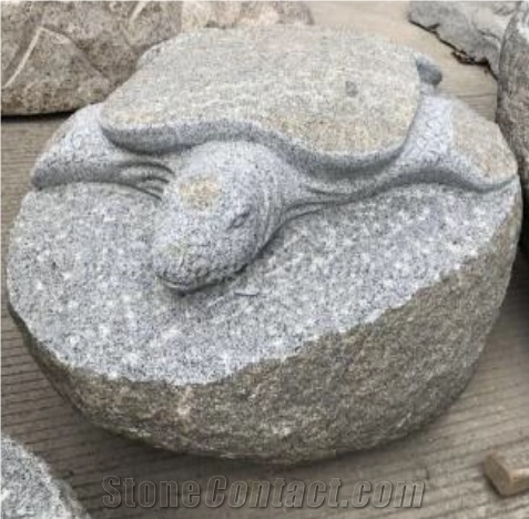 Tortoise Granite Carving, Animal Carving Granite Sculpture