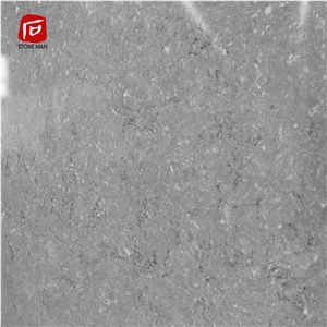Artificial Grey Quartz Stone Slab for Kitchen Countertop