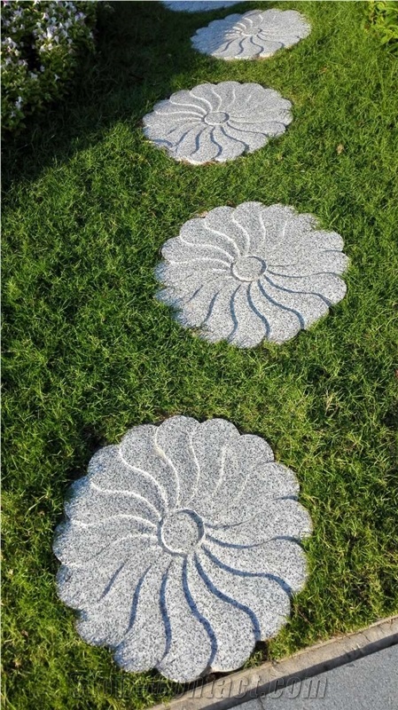 G603 Granites Flower Pedals, Flower Flagstones, Flower Stepping Stone
