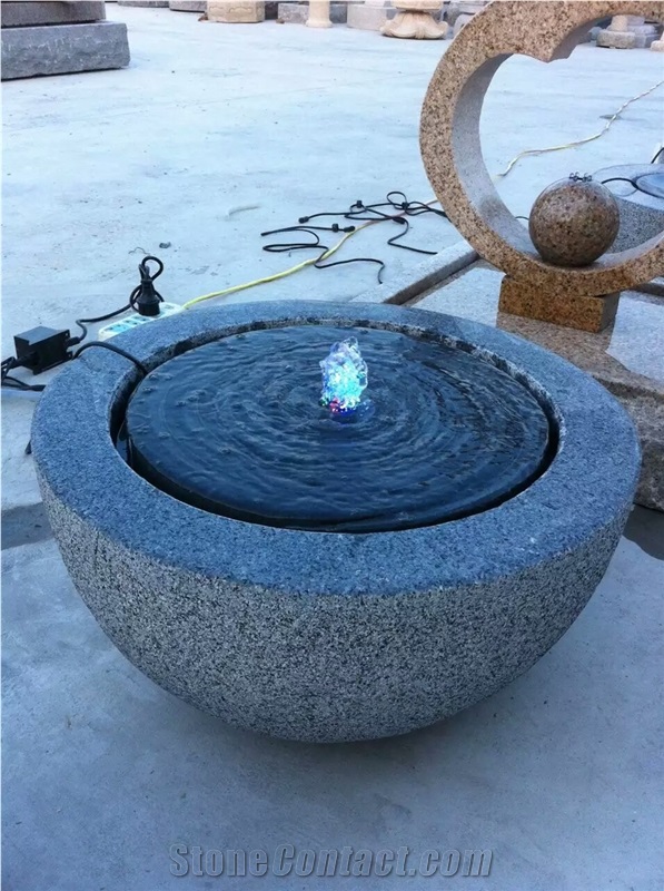 Granite Stone Water Features,Water Fountains,Water Emitting,Running