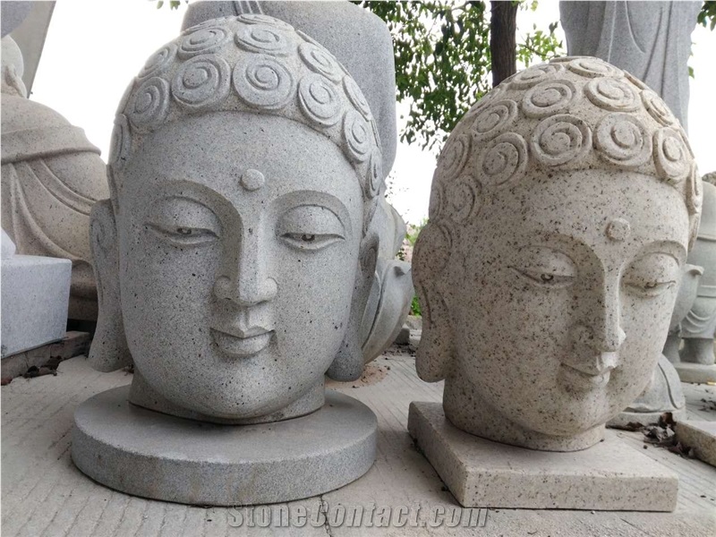 Granites Stones Buddha Head Buddha Budha Statue Religious Statues